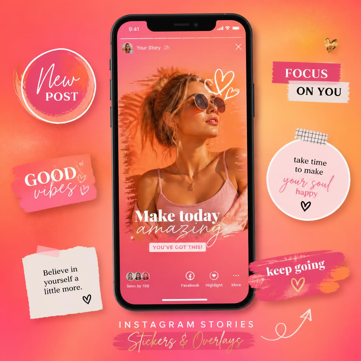 Mockup de celular com Stories Criativos: artes prontas e editáveis